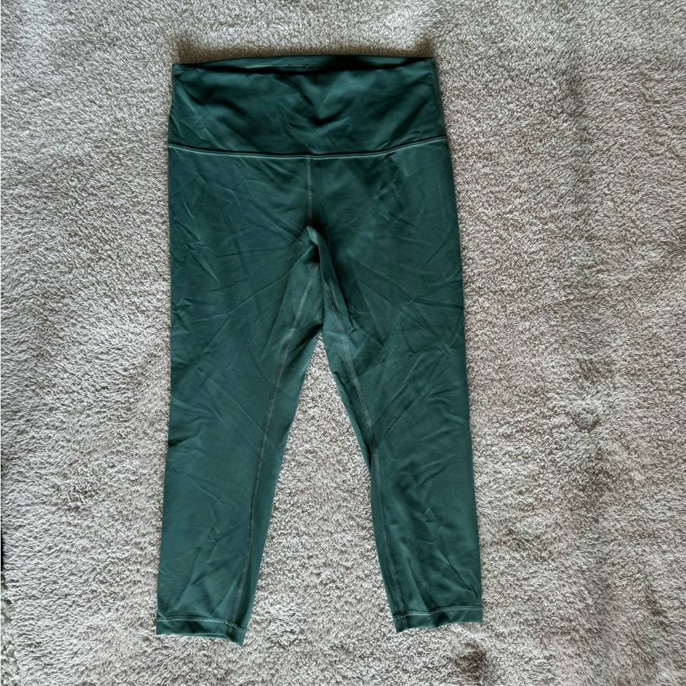 Green Lululemon 23 Inch Leggings